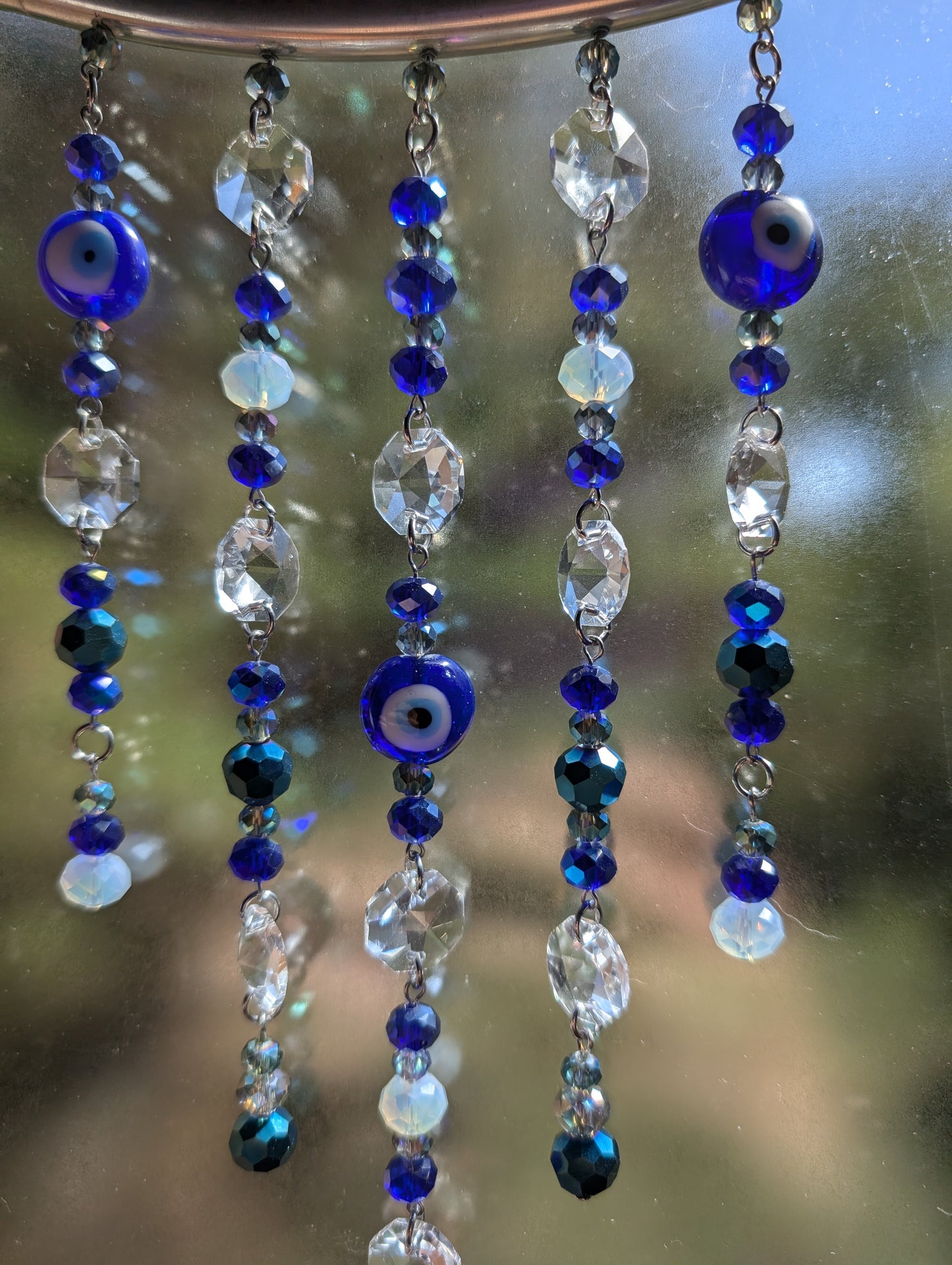 Evil Eye Charm Window Prism Sun Catcher