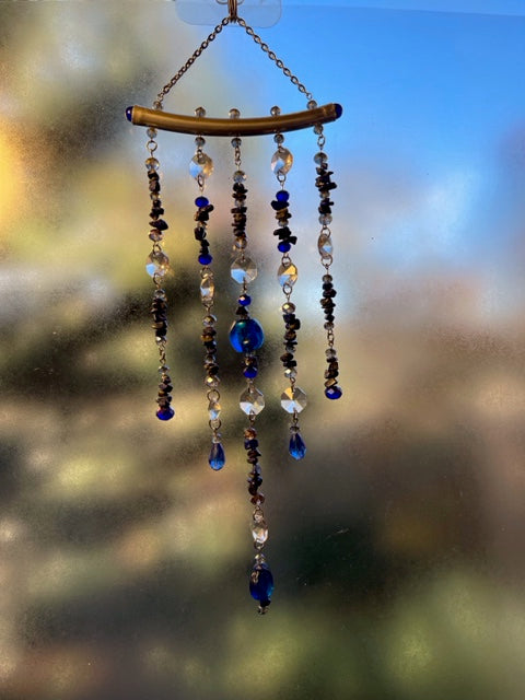 Lapis Lazuli Crystal Sun Catcher for Windows