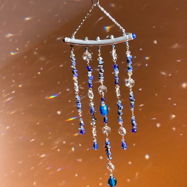 Lapis Lazuli Crystal Sun Catcher for Windows