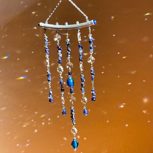 Lapis Lazuli Crystal Sun Catcher for Windows
