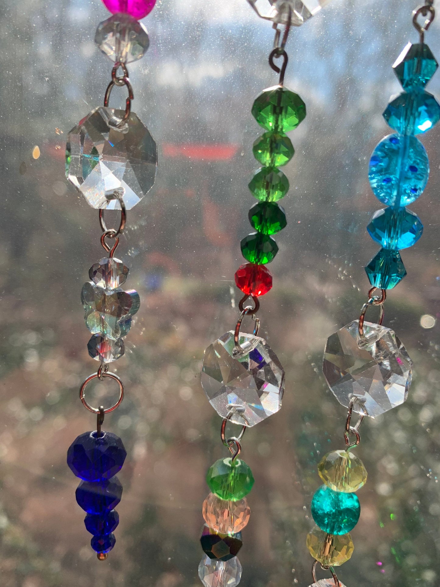 Butterfly Sun Catcher for Windows Crystal Prism Rainbow Maker