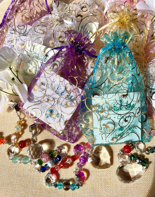 Custom wedding favors for guests in bulk. Unique wedding, party favors handmade, Small Light and SunCatchers in bulk. Custom wedding tags.