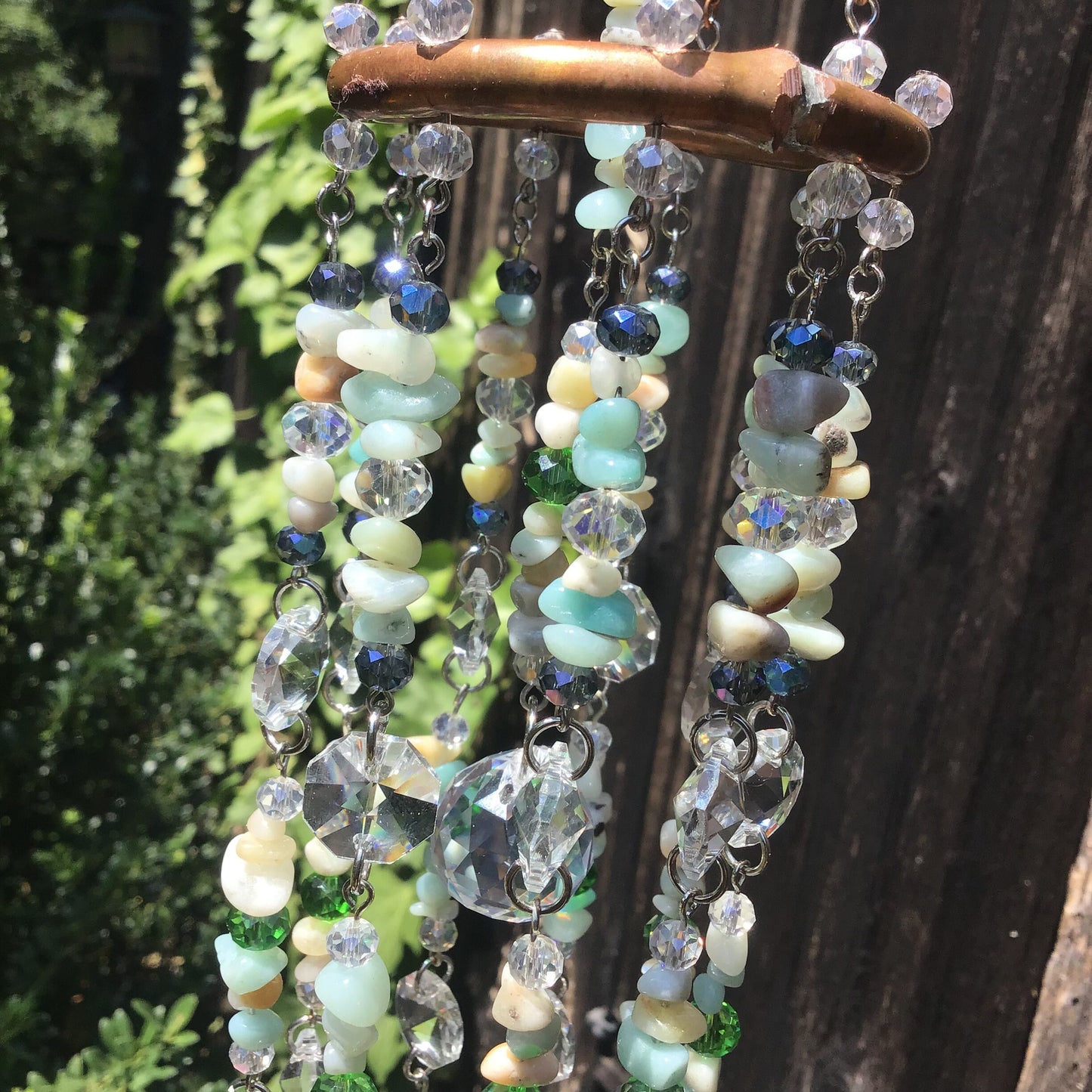 Amazonite Gemstone Rainbow Maker Sun Catcher