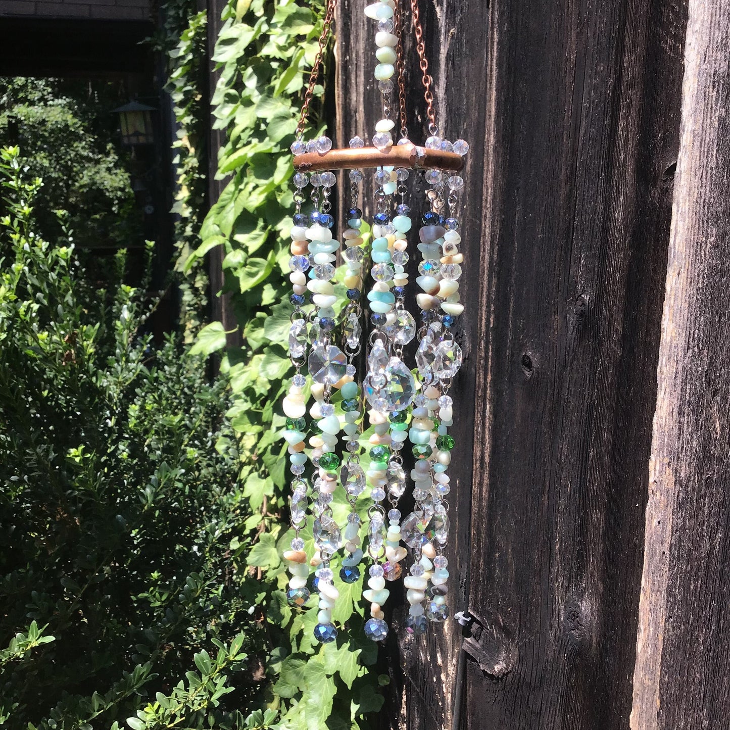 Amazonite Gemstone Rainbow Maker Sun Catcher