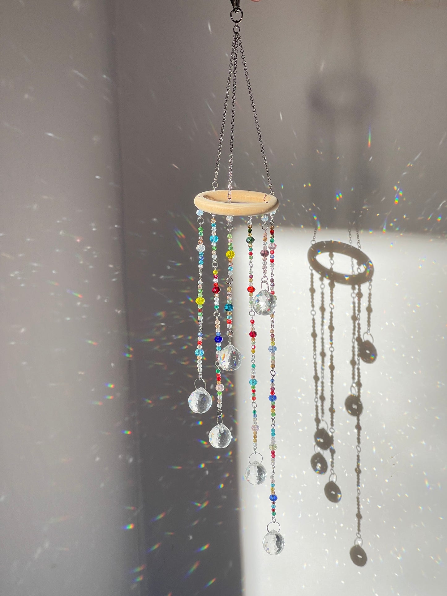 Crystal Rainbow Maker Prism Cascade Sun Catcher