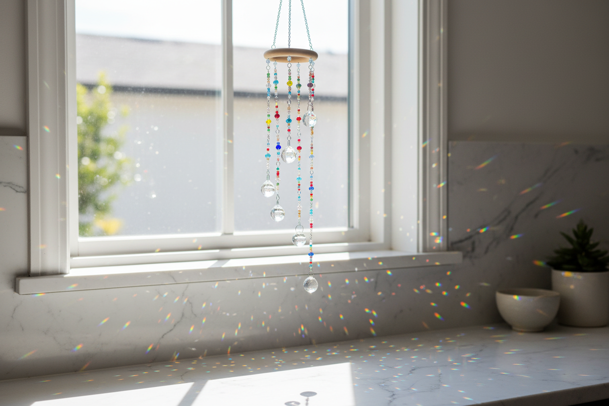 Crystal Rainbow Maker Prism Cascade Sun Catcher