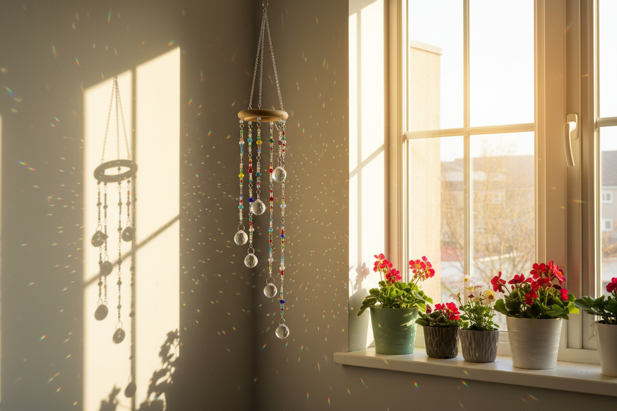 Crystal Rainbow Maker Prism Cascade Sun Catcher