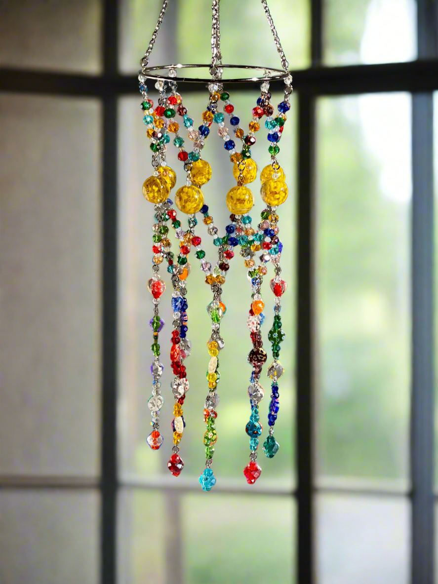 Rainbow Sun Catcher Crystal Mobile