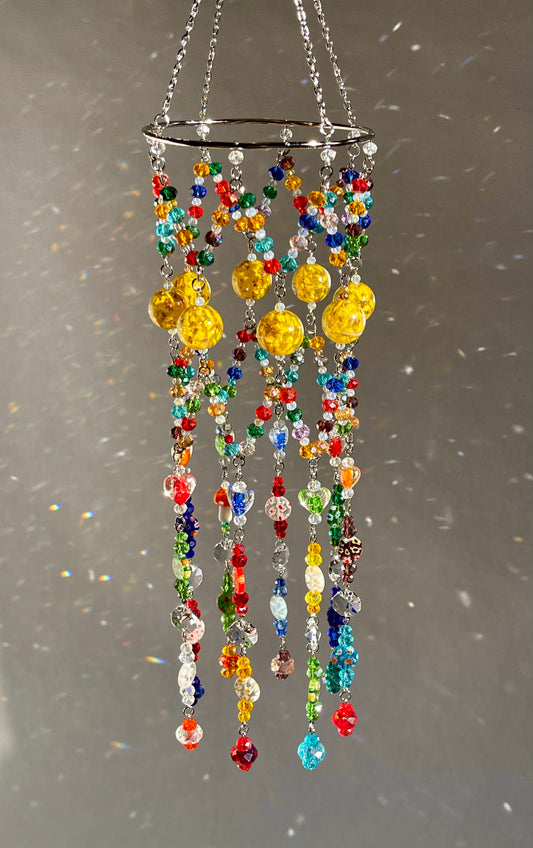 Rainbow Sun Catcher Crystal Mobile