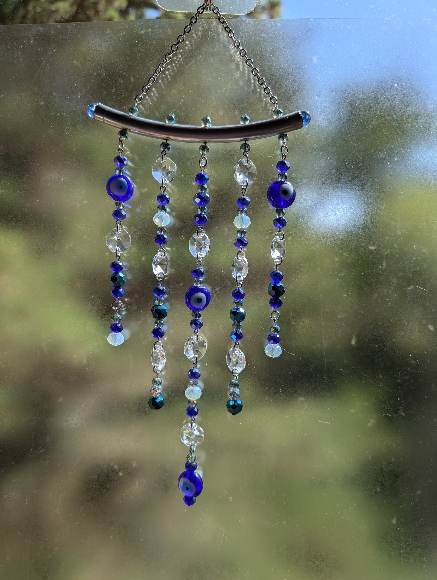 Evil Eye Charm Window Prism Sun Catcher