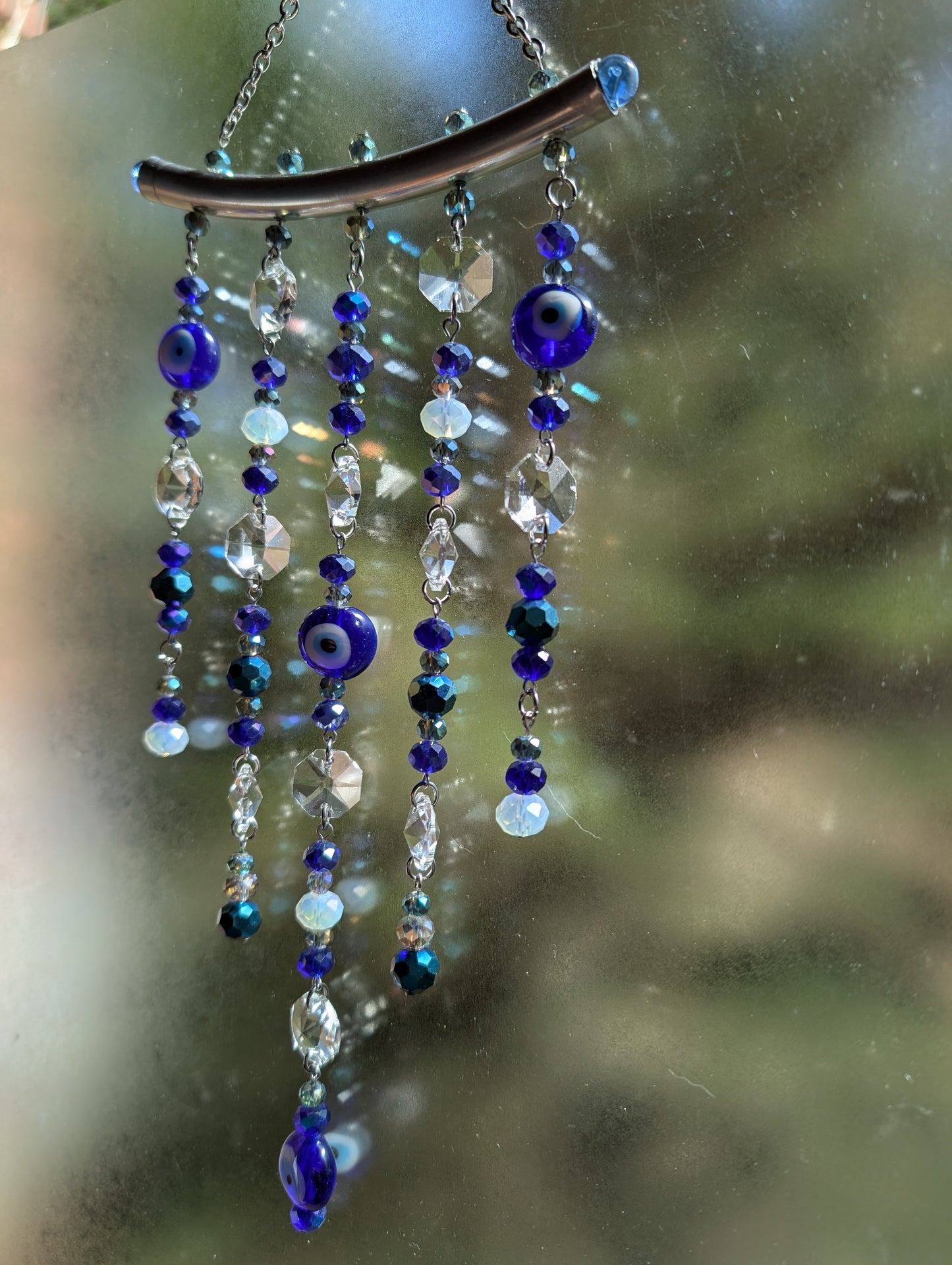 Evil Eye Charm Window Prism Sun Catcher