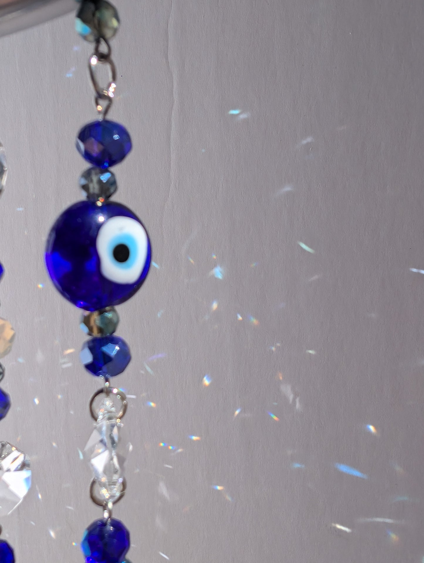 Evil Eye Charm Window Prism Sun Catcher