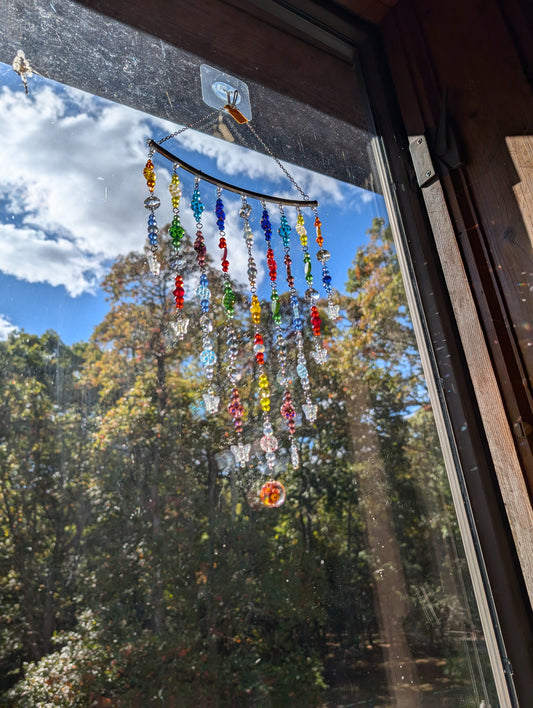 Boho Window Decor Colorful Millefiori Window Sun Catcher