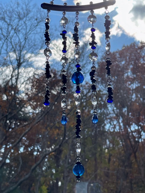 Lapis Lazuli Crystal Sun Catcher for Windows